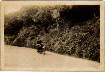 Old Photograph Of a Track Which Later Became The A377